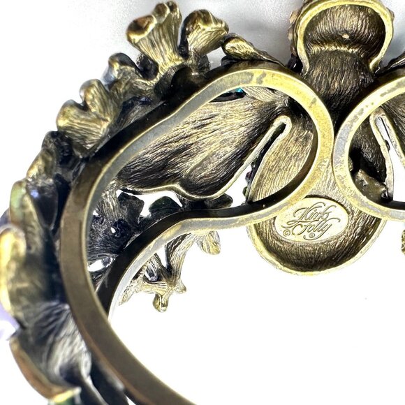 Kirk's Folly "To Bee or Not To Bee" Hinged Cuff Bracelet—AB Wings—Old Stock—NWT - Picture 5 of 16
